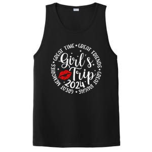 Girl Trip 2024 Funny Weekend Summer 2024 Vacation Matching PosiCharge Competitor Tank