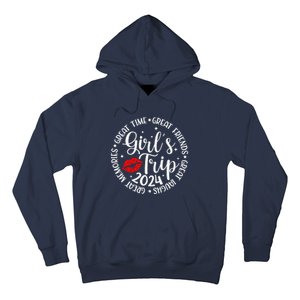 Girl Trip 2024 Funny Weekend Summer 2024 Vacation Matching Hoodie