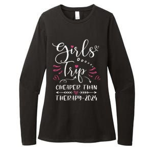 Girl Trip 2024 Funny Weekend Trip Summer 2024 Vacation Womens CVC Long Sleeve Shirt