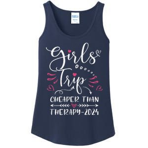 Girl Trip 2024 Funny Weekend Trip Summer 2024 Vacation Ladies Essential Tank