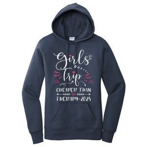 Girl Trip 2024 Funny Weekend Trip Summer 2024 Vacation Women's Pullover Hoodie