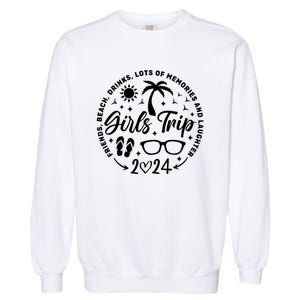 Girl Trip 2024 Crusing Lover Trip Garment-Dyed Sweatshirt