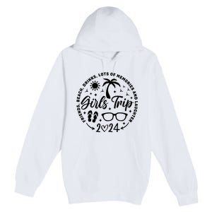 Girl Trip 2024 Crusing Lover Trip Premium Pullover Hoodie