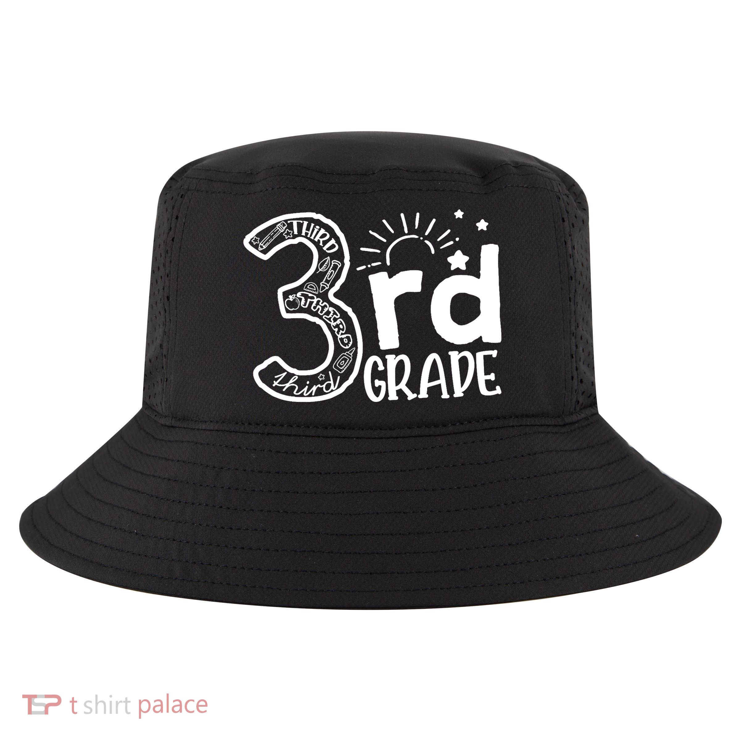 Going To 3rd Grade Teacher Squad and Third Grade Boy Girl Cool Comfort Performance Bucket Hat