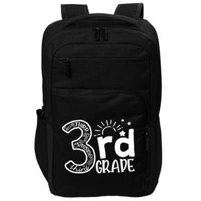Going To 3rd Grade Teacher Squad and Third Grade Boy Girl Impact Tech Backpack