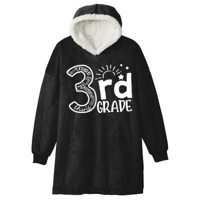 Going To 3rd Grade Teacher Squad and Third Grade Boy Girl Hooded Wearable Blanket