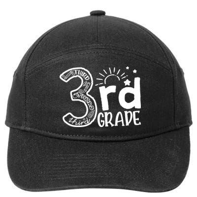 Going To 3rd Grade Teacher Squad and Third Grade Boy Girl 7-Panel Snapback Hat