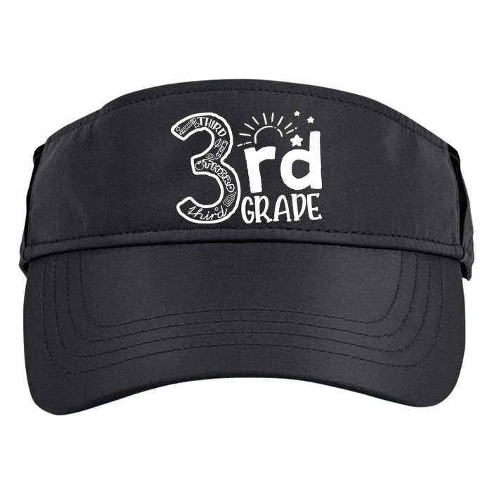 Going To 3rd Grade Teacher Squad and Third Grade Boy Girl Adult Drive Performance Visor