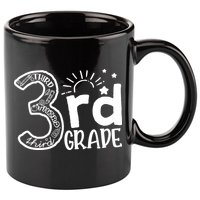 Going To 3rd Grade Teacher Squad and Third Grade Boy Girl 11oz C Handle Ceramic Mug