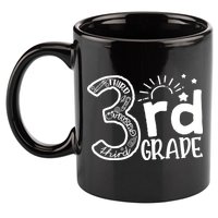 Going To 3rd Grade Teacher Squad and Third Grade Boy Girl 11oz C Handle Ceramic Mug