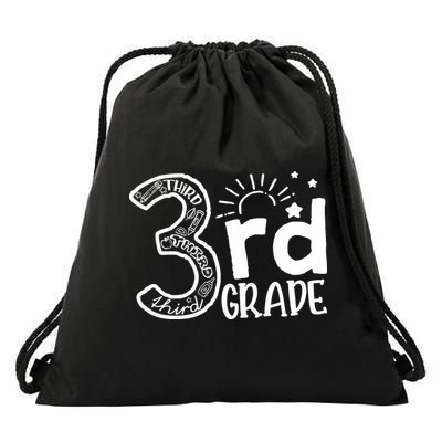 Going To 3rd Grade Teacher Squad and Third Grade Boy Girl Drawstring Bag