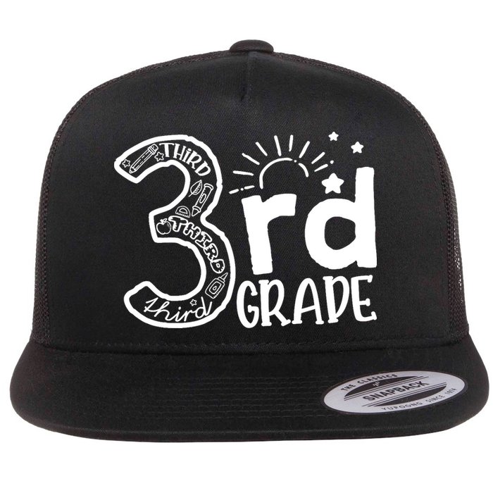 Going To 3rd Grade Teacher Squad and Third Grade Boy Girl Flatbill Hat