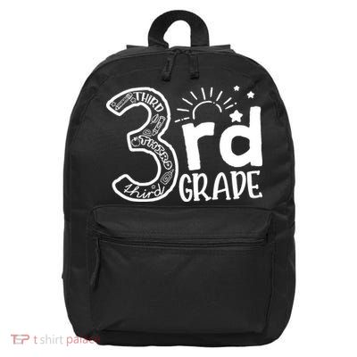 Going To 3rd Grade Teacher Squad and Third Grade Boy Girl 16 in Basic Backpack