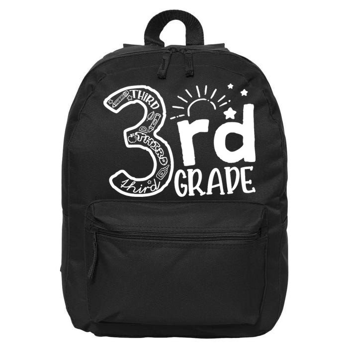 Going To 3rd Grade Teacher Squad and Third Grade Boy Girl 16 in Basic Backpack