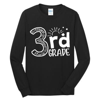 Going To 3rd Grade Teacher Squad and Third Grade Boy Girl Tall Long Sleeve T-Shirt