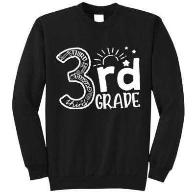 Going To 3rd Grade Teacher Squad and Third Grade Boy Girl Tall Sweatshirt