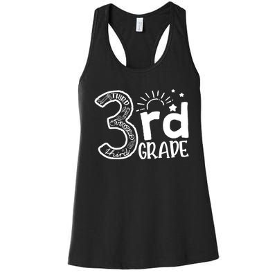 Going To 3rd Grade Teacher Squad and Third Grade Boy Girl Women's Racerback Tank