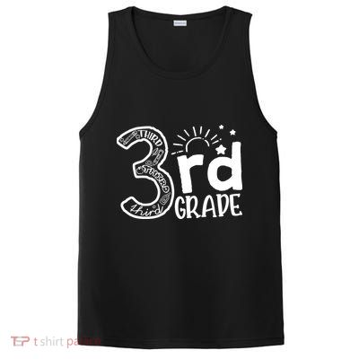 Going To 3rd Grade Teacher Squad and Third Grade Boy Girl PosiCharge Competitor Tank