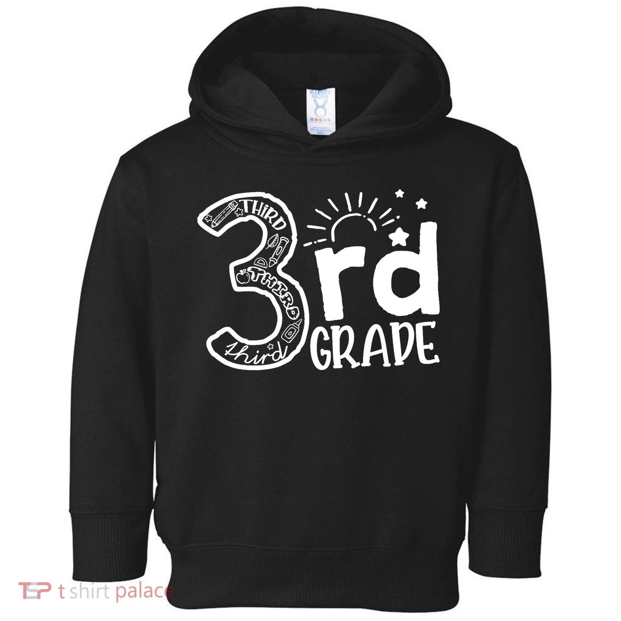 Going To 3rd Grade Teacher Squad and Third Grade Boy Girl Toddler Hoodie