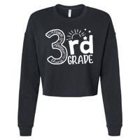 Going To 3rd Grade Teacher Squad and Third Grade Boy Girl Cropped Pullover Crew
