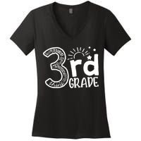 Going To 3rd Grade Teacher Squad and Third Grade Boy Girl Women's V-Neck T-Shirt