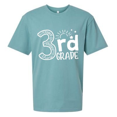 Going To 3rd Grade Teacher Squad and Third Grade Boy Girl Sueded Cloud Jersey T-Shirt