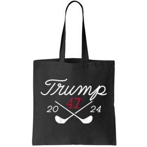 Golf Trump 47 2024 Tote Bag