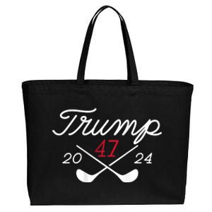 Golf Trump 47 2024 Cotton Canvas Jumbo Tote