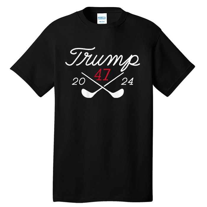 Golf Trump 47 2024 Tall T-Shirt