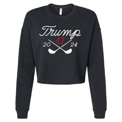 Golf Trump 47 2024 Cropped Pullover Crew