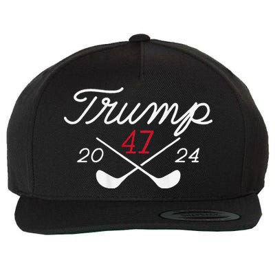 Golf Trump 47 2024 Wool Snapback Cap
