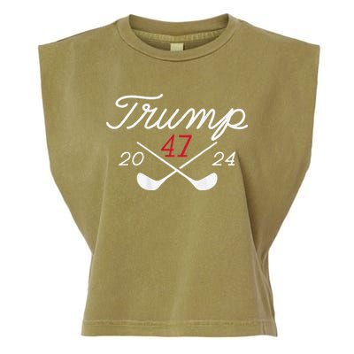 Golf Trump 47 2024 Garment-Dyed Women's Muscle Tee