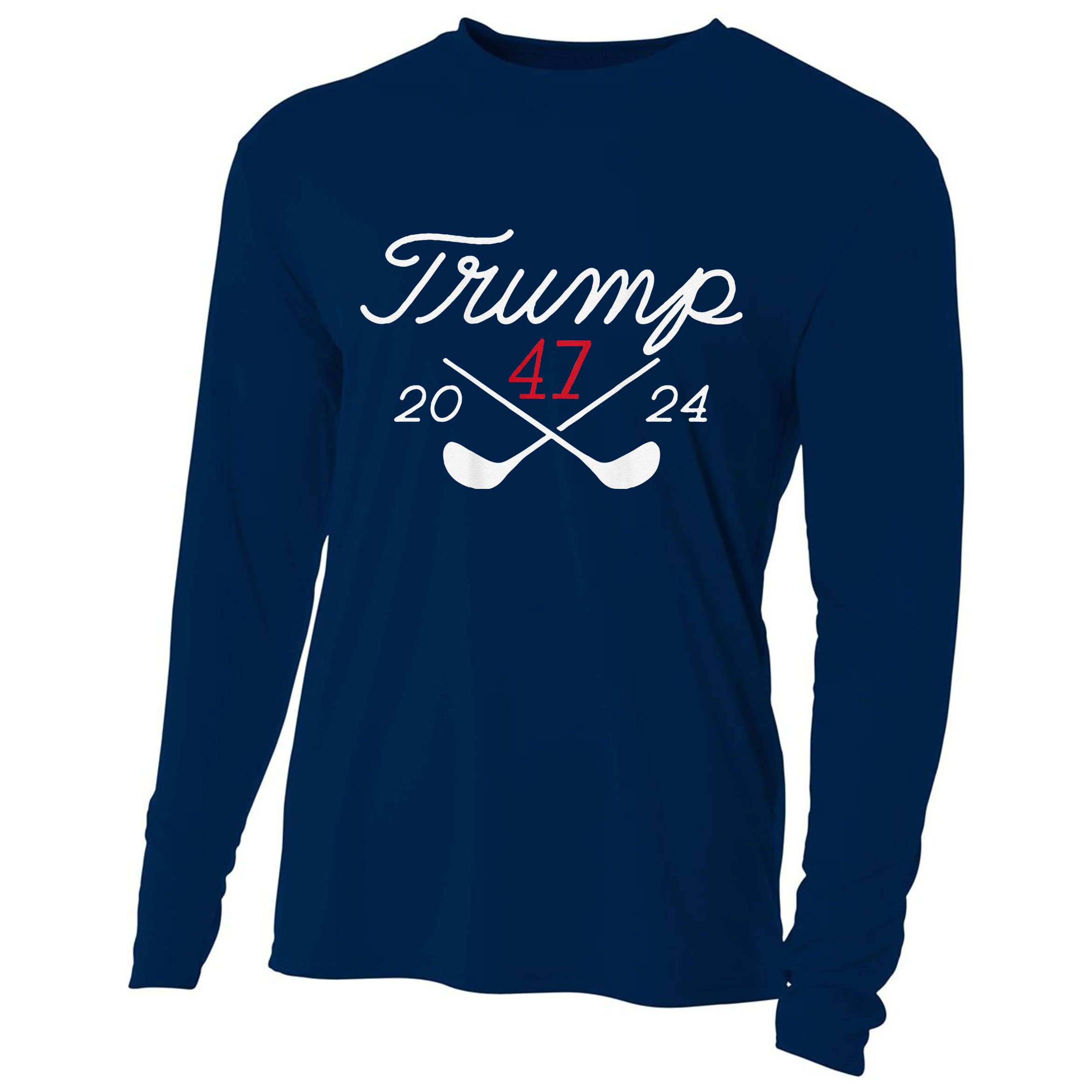 Golf Trump 47 2024 Cooling Performance Long Sleeve Crew