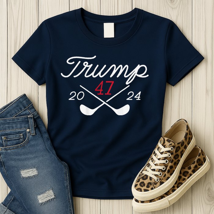 Golf Trump 47 2024 Womens T-Shirt