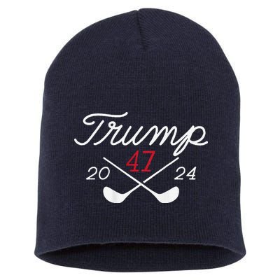 Golf Trump 47 2024 Short Acrylic Beanie