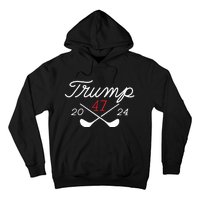 Golf Trump 47 2024 On Back Hoodie