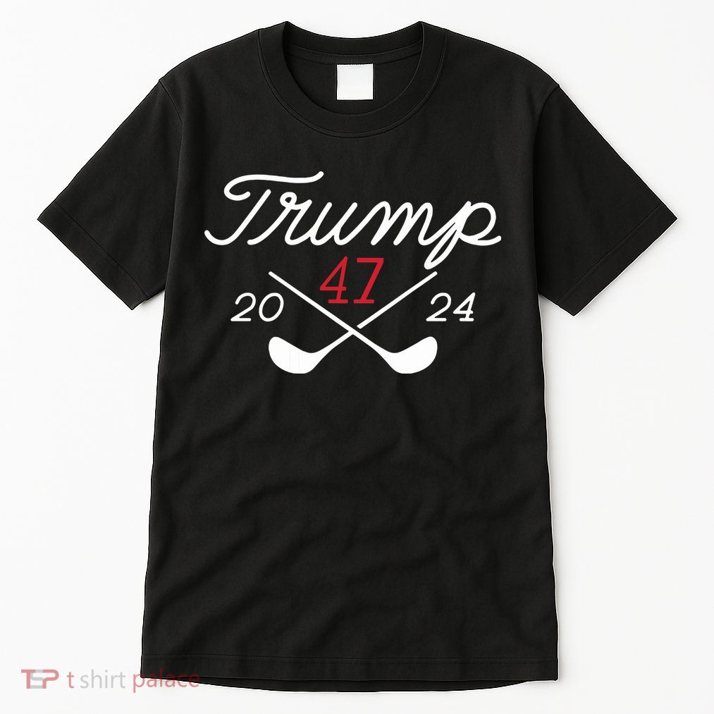 Golf Trump 47 2024 On Back Tall T-Shirt