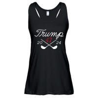 Golf Trump 47 2024 On Back Ladies Essential Flowy Tank