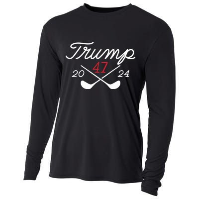 Golf Trump 47 2024 On Back Cooling Performance Long Sleeve Crew