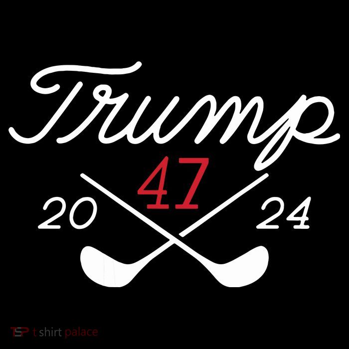 Golf Trump 47 2024 On Back Tank Top