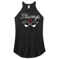 Golf Trump 47 2024 On Back Women's Perfect Tri Rocker Tank