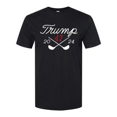 Golf Trump 47 2024 On Back Softstyle® CVC T-Shirt