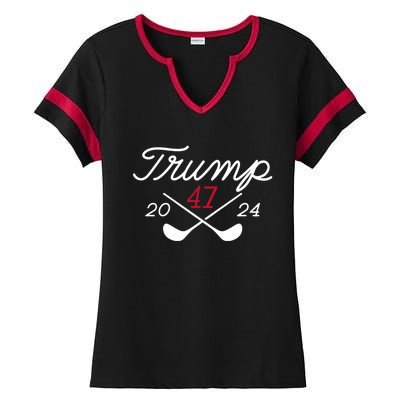 Golf Trump 47 2024 Ladies Halftime Notch Neck Tee