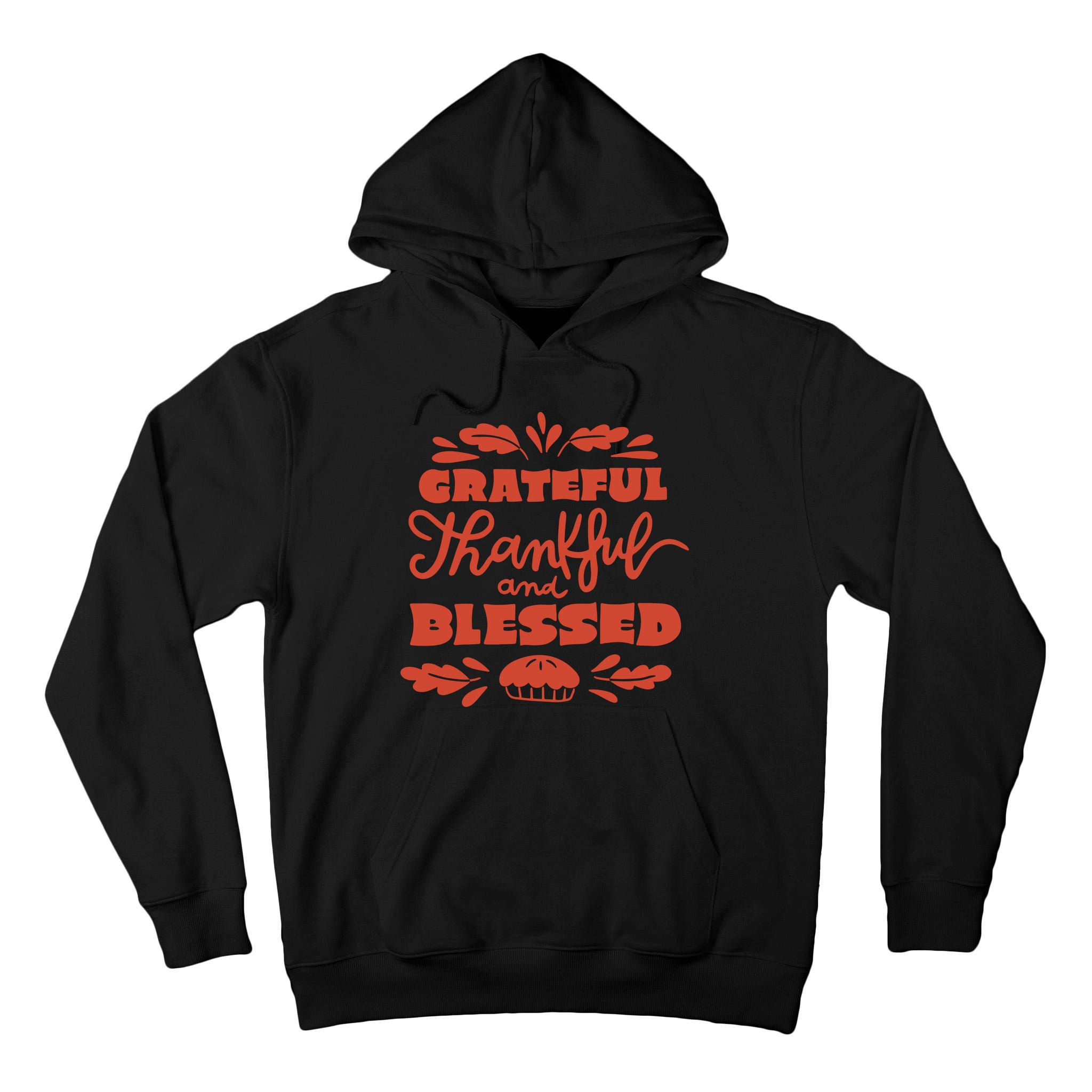 Grateful Thankful And Blessed Thanksgiving Tall Hoodie