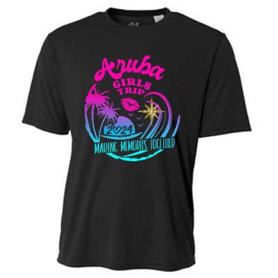 Girl Trip Aruba 2024 Beach Weekend Birthday Squad Cooling Performance Crew T-Shirt