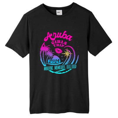 Girl Trip Aruba 2024 Beach Weekend Birthday Squad Tall Fusion ChromaSoft Performance T-Shirt