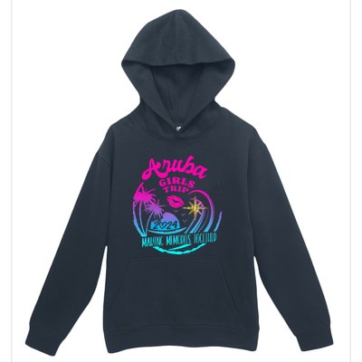 Girl Trip Aruba 2024 Beach Weekend Birthday Squad Urban Pullover Hoodie