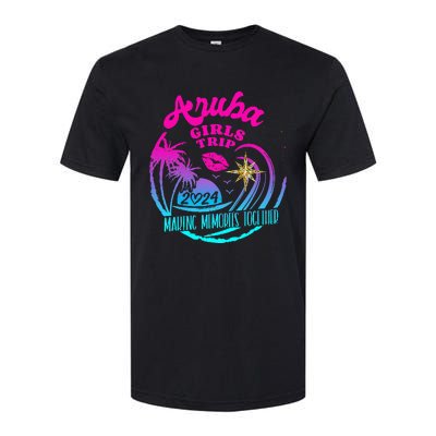 Girl Trip Aruba 2024 Beach Weekend Birthday Squad Softstyle CVC T-Shirt