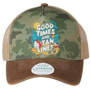 Good Times And Tan Linesv Legacy Tie Dye Trucker Hat