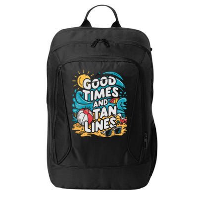 Good Times And Tan Linesv City Backpack